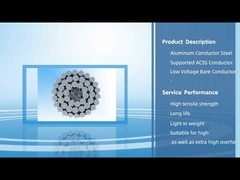 দীর্ঘ জীবনকাল অ্যালুমিনিয়াম খাদ পরিবাহী হালকা ওজন AAAC পাইন কন্ডাক্টর