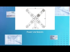 ট্রান্সমিশন লাইন হার্ডওয়্যার স্পেসার ড্যাম্পার ডাইমেনশন ৭৫০Ø ছয় বান্ডেলের জন্য